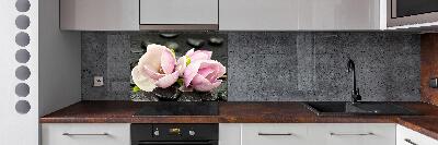 Spatscherm keuken Magnolia zensteen