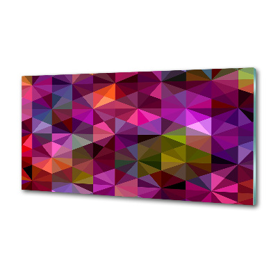 Glazen achterwand keuken Abstracte golven
