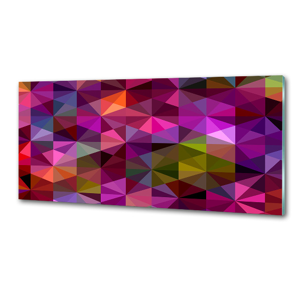 Glazen achterwand keuken Abstracte golven