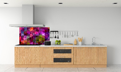 Glazen achterwand keuken Abstracte golven