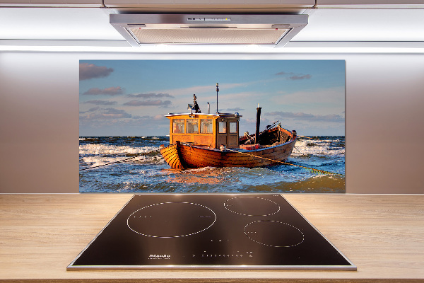 Spatplaat keuken Vissersboot