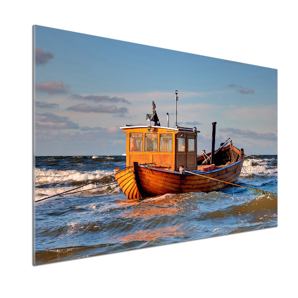 Spatplaat keuken Vissersboot