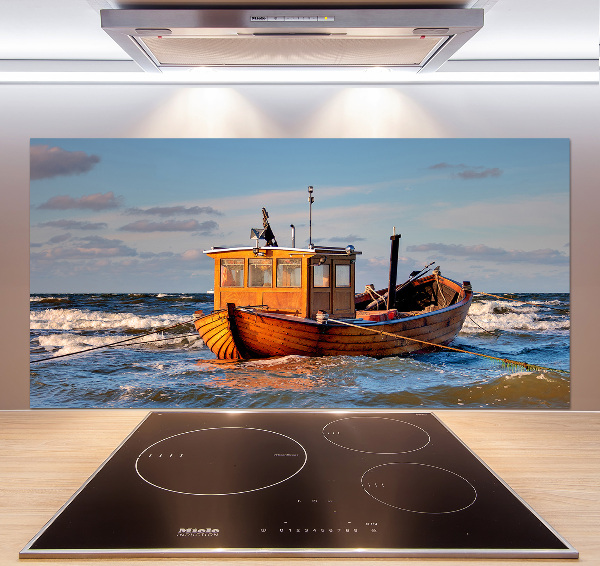 Spatplaat keuken Vissersboot