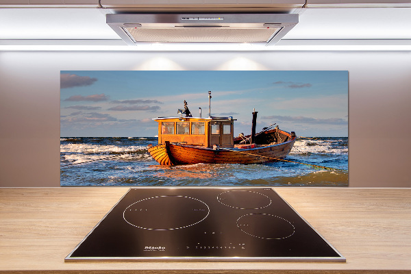 Spatplaat keuken Vissersboot