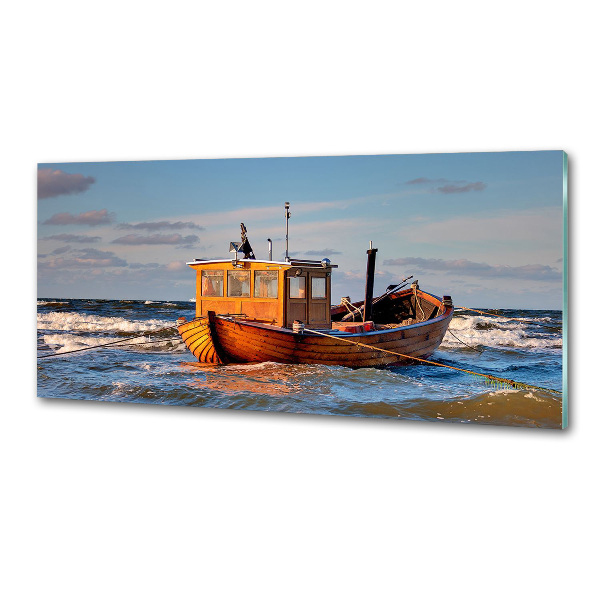 Spatplaat keuken Vissersboot