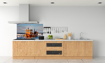 Spatplaat keuken Vissersboot