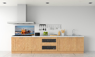 Spatplaat keuken Vissersboot