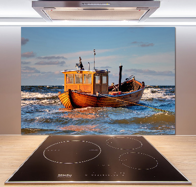 Spatplaat keuken Vissersboot