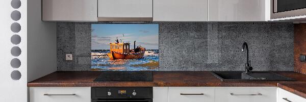 Spatplaat keuken Vissersboot