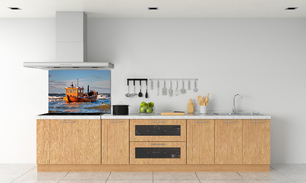 Spatplaat keuken Vissersboot