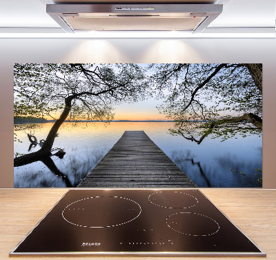 Keuken achterwand Steiger aan het meer