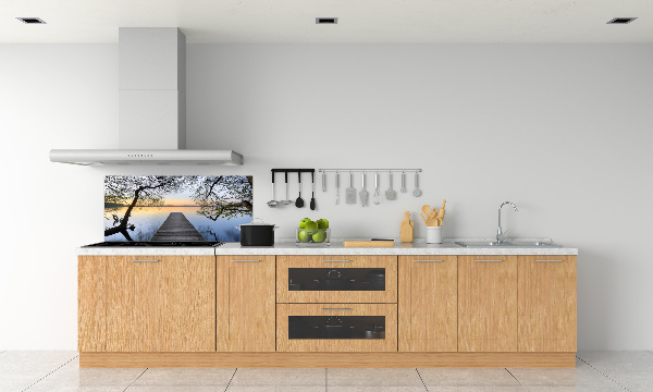 Keuken achterwand Steiger aan het meer