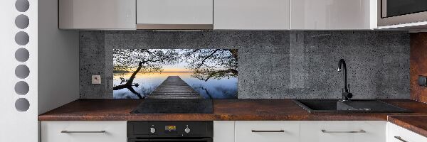 Keuken achterwand Steiger aan het meer