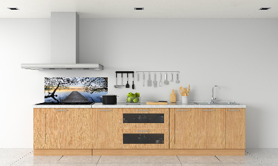 Keuken achterwand Steiger aan het meer
