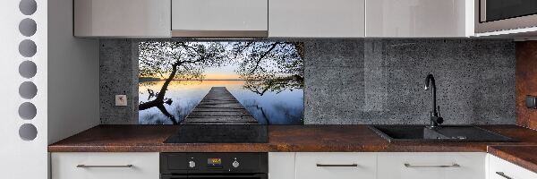 Keuken achterwand Steiger aan het meer