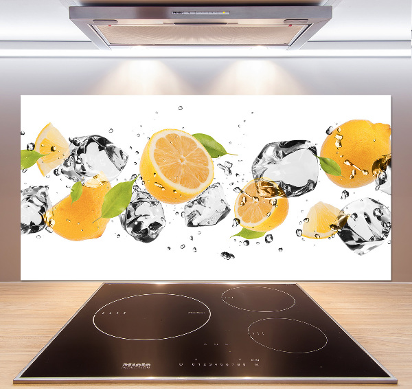 Keuken achterwand Citroen en water