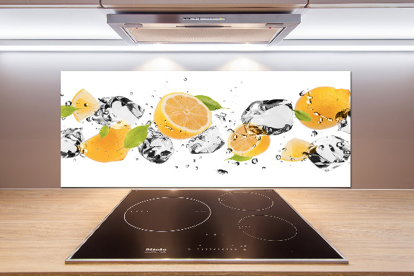 Keuken achterwand Citroen en water
