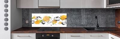 Keuken achterwand Citroen en water