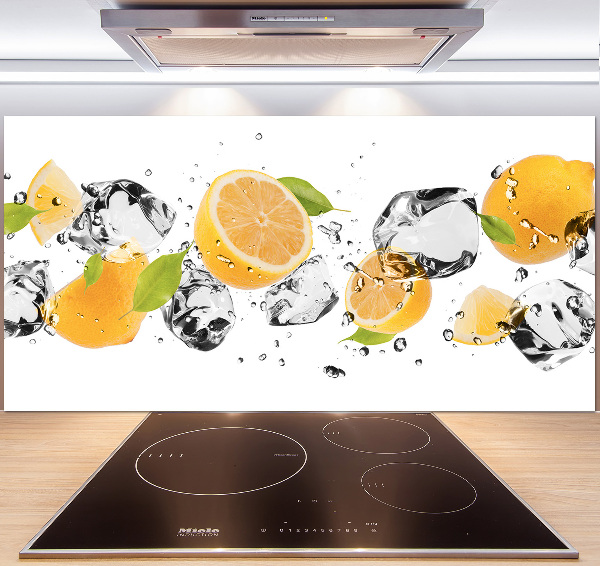 Keuken achterwand Citroen en water