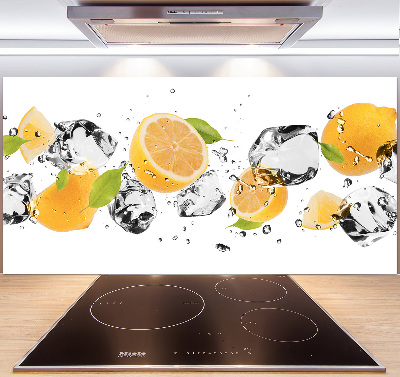 Keuken achterwand Citroen en water