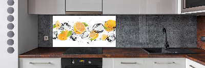 Keuken achterwand Citroen en water
