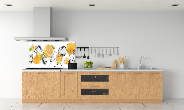 Keuken achterwand Citroen en water