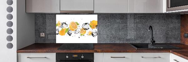 Keuken achterwand Citroen en water