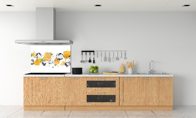 Keuken achterwand Citroen en water