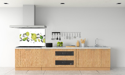 Glazen achterwand keuken Kalk en water