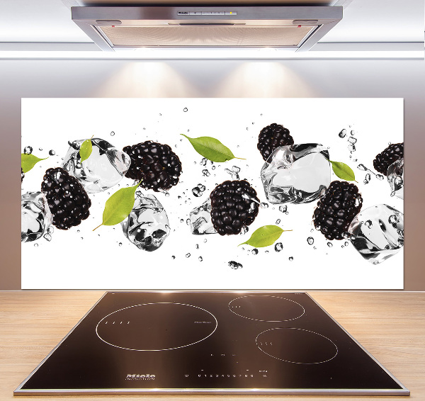 Achterwand keuken Kersen en water