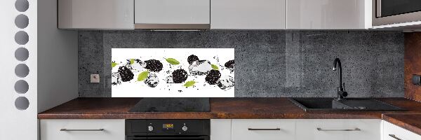 Achterwand keuken Kersen en water