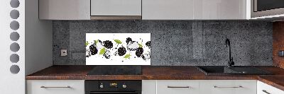 Achterwand keuken Kersen en water