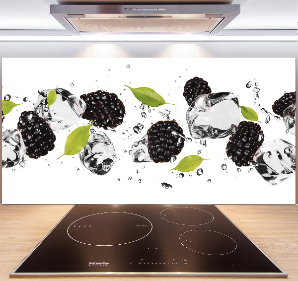 Achterwand keuken Kersen en water