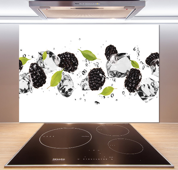 Achterwand keuken Kersen en water