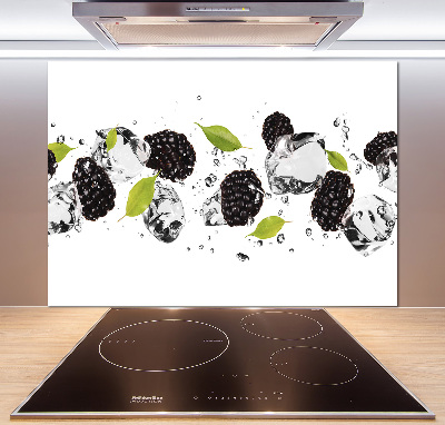 Achterwand keuken Kersen en water