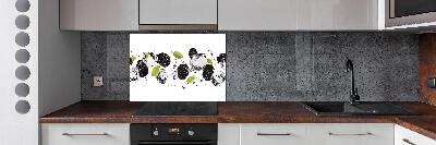 Achterwand keuken Kersen en water
