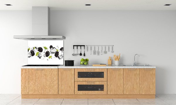 Achterwand keuken Kersen en water