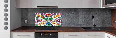 Spatplaat keuken Etnisch patroon