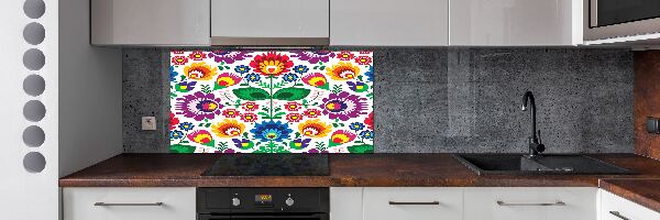 Spatplaat keuken Etnisch patroon