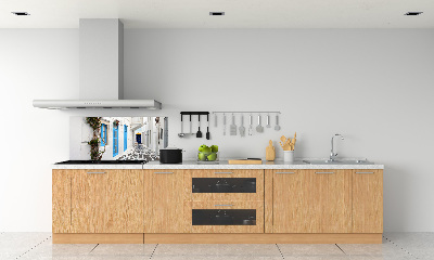 Spatplaat keuken Griekse straten
