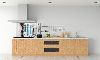 Spatplaat keuken Griekse straten