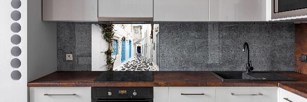 Spatplaat keuken Griekse straten
