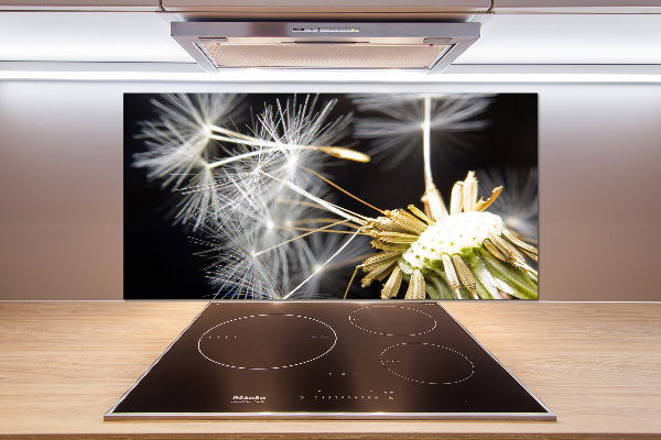 Spatscherm keuken Paardenbloemzaden