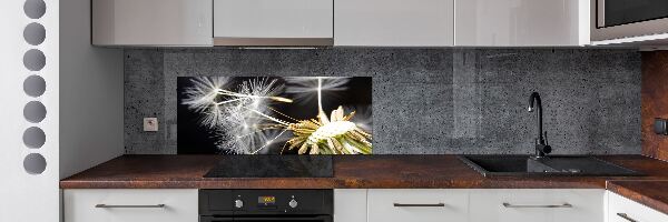 Spatscherm keuken Paardenbloemzaden