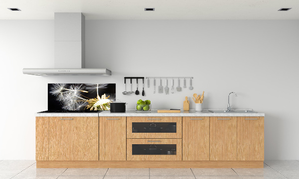 Spatscherm keuken Paardenbloemzaden