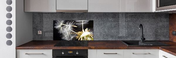 Spatscherm keuken Paardenbloemzaden