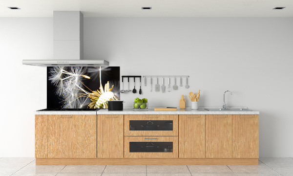 Spatscherm keuken Paardenbloemzaden