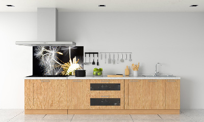 Spatscherm keuken Paardenbloemzaden