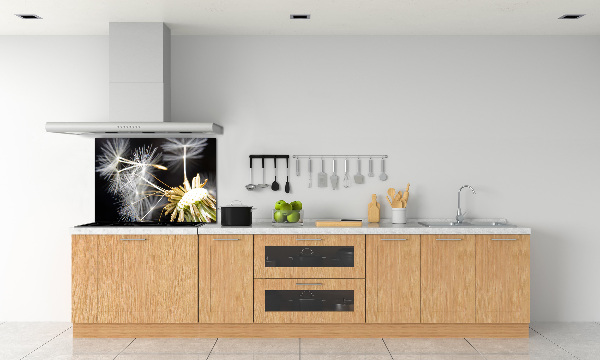 Spatscherm keuken Paardenbloemzaden