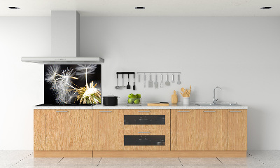 Spatscherm keuken Paardenbloemzaden